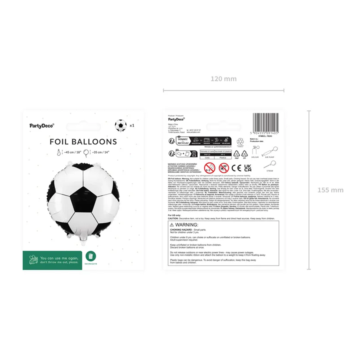 1 ballon - voetbal