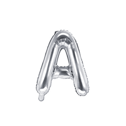 1 ballon XS - Lettre A - Argent