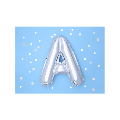 1 ballon XS - Lettre A - Argent