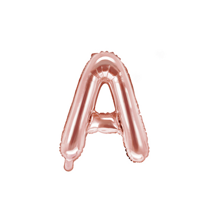 1 Ballon XS - Letter A - Roségoud