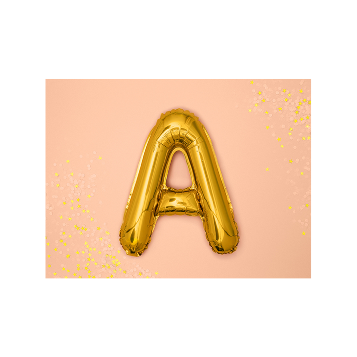 1 ballon XS - Letter A - Goud
