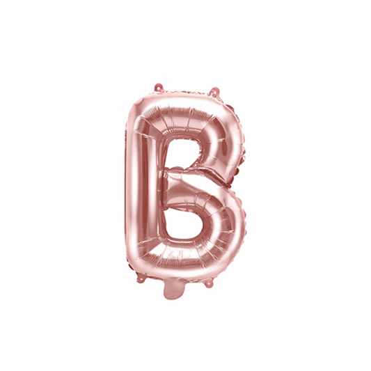 1 Ballon XS - Lettre B - Or Rose