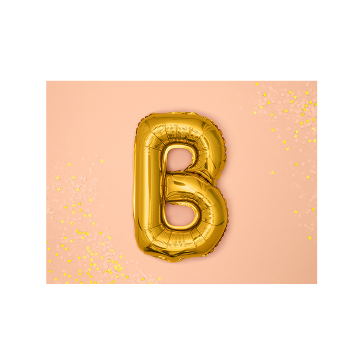 1 Ballon XS - Lettre B - Or