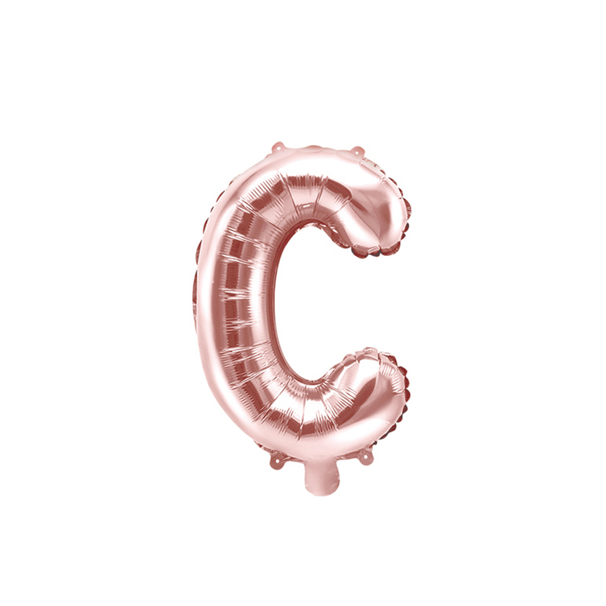 1 Ballon XS - Letter C - Roségoud