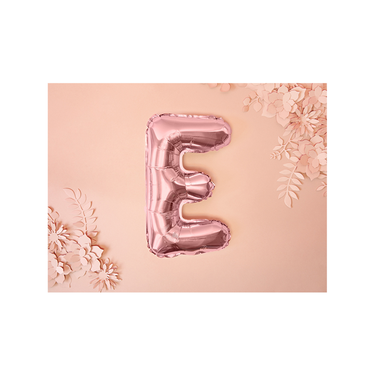 1 Ballon XS - Letter E - Roségoud