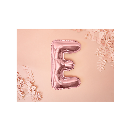 1 Ballon XS - Letter E - Roségoud