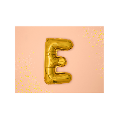 1 Ballon XS - Lettre E - Or