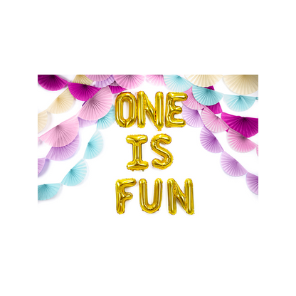 1 Ballon XS - Lettre E - Or