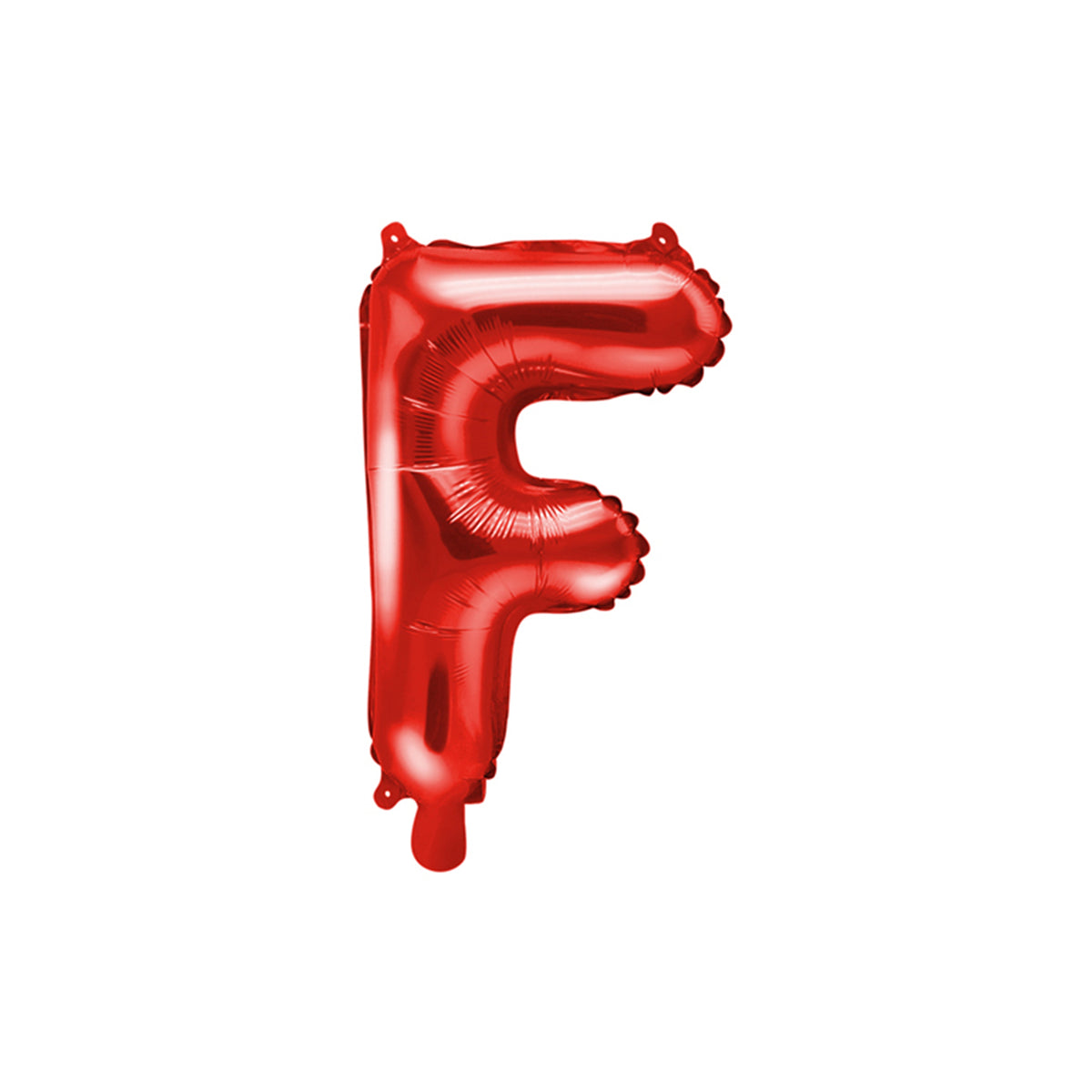 1 Ballon XS - Letter F - Rood