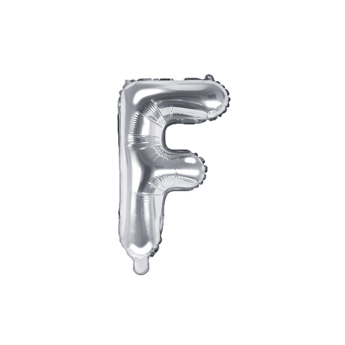 1 Ballon XS - Lettre F - Argenté