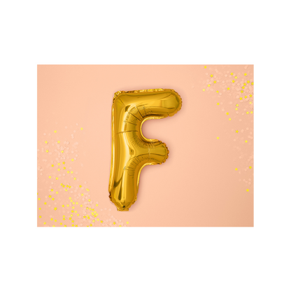 1 Ballon XS - Lettre F - Or