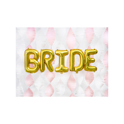 1 Ballon XS - Lettre F - Or