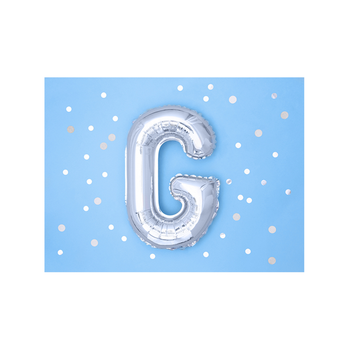 1 Ballon XS - Lettre G - Argent