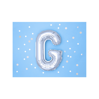 1 Ballon XS - Lettre G - Argent