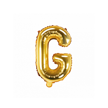 1 ballon XS - letter G - goud
