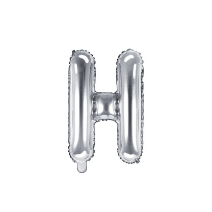 1 Ballon XS - Lettre H - Argent