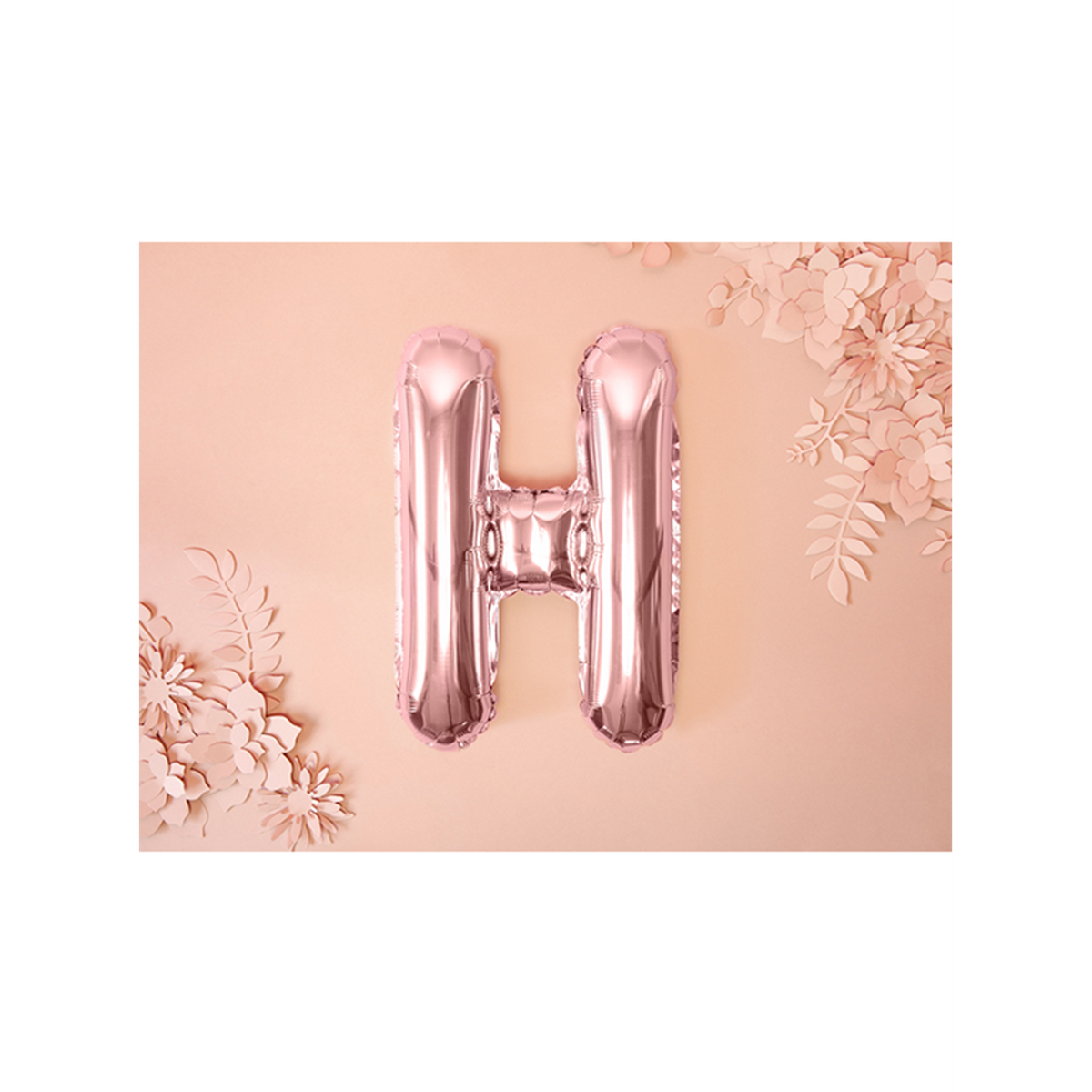 1 Ballon XS - Lettre H - Or rose