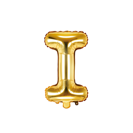 1 Ballon XS - Letter I - Goud