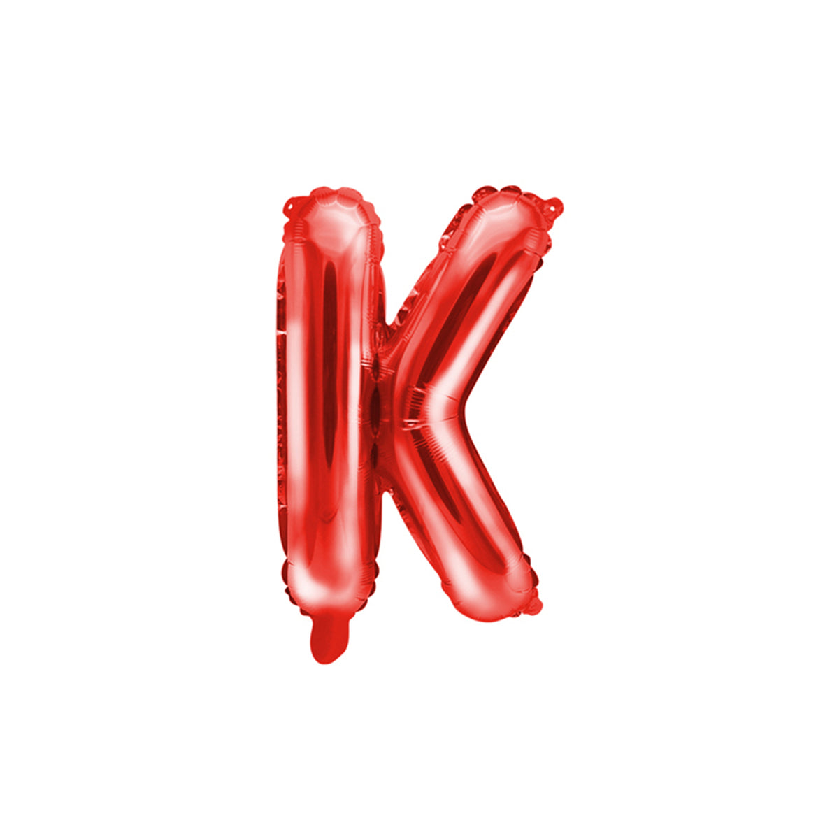 1 Ballon XS - Letter K - Rood