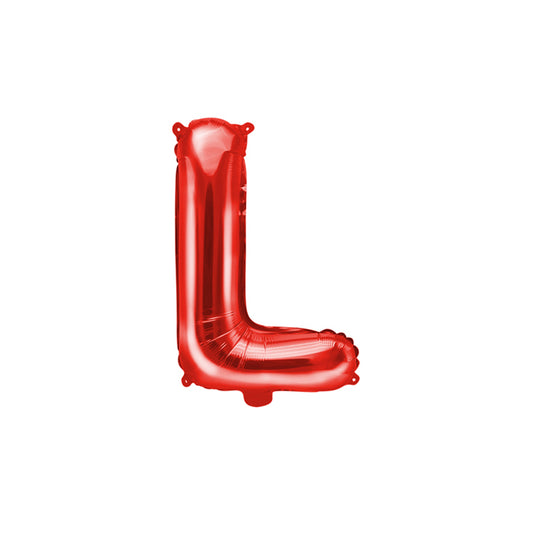 1 Ballon XS - Lettre L - Rouge