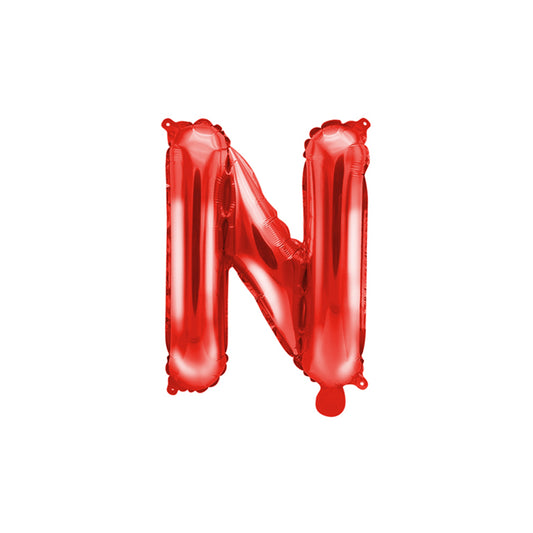 1 Ballon XS - Lettre N - Rouge