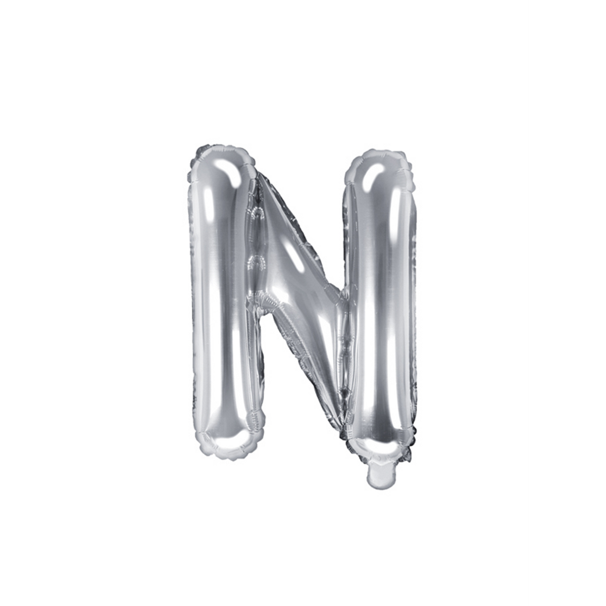 1 ballon XS - Lettre N - Argent
