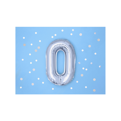 1 ballon XS - Lettre O - Argent