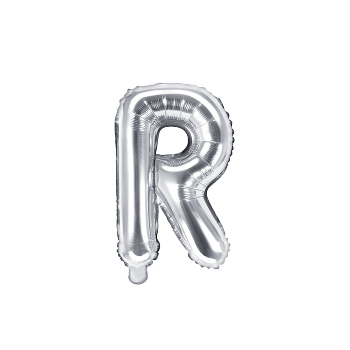 1 Ballon XS - Letter R - Zilver