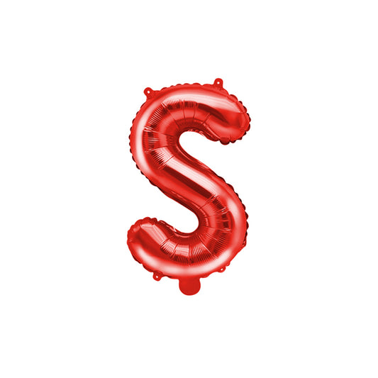 1 Ballon XS - Lettre S - Rouge