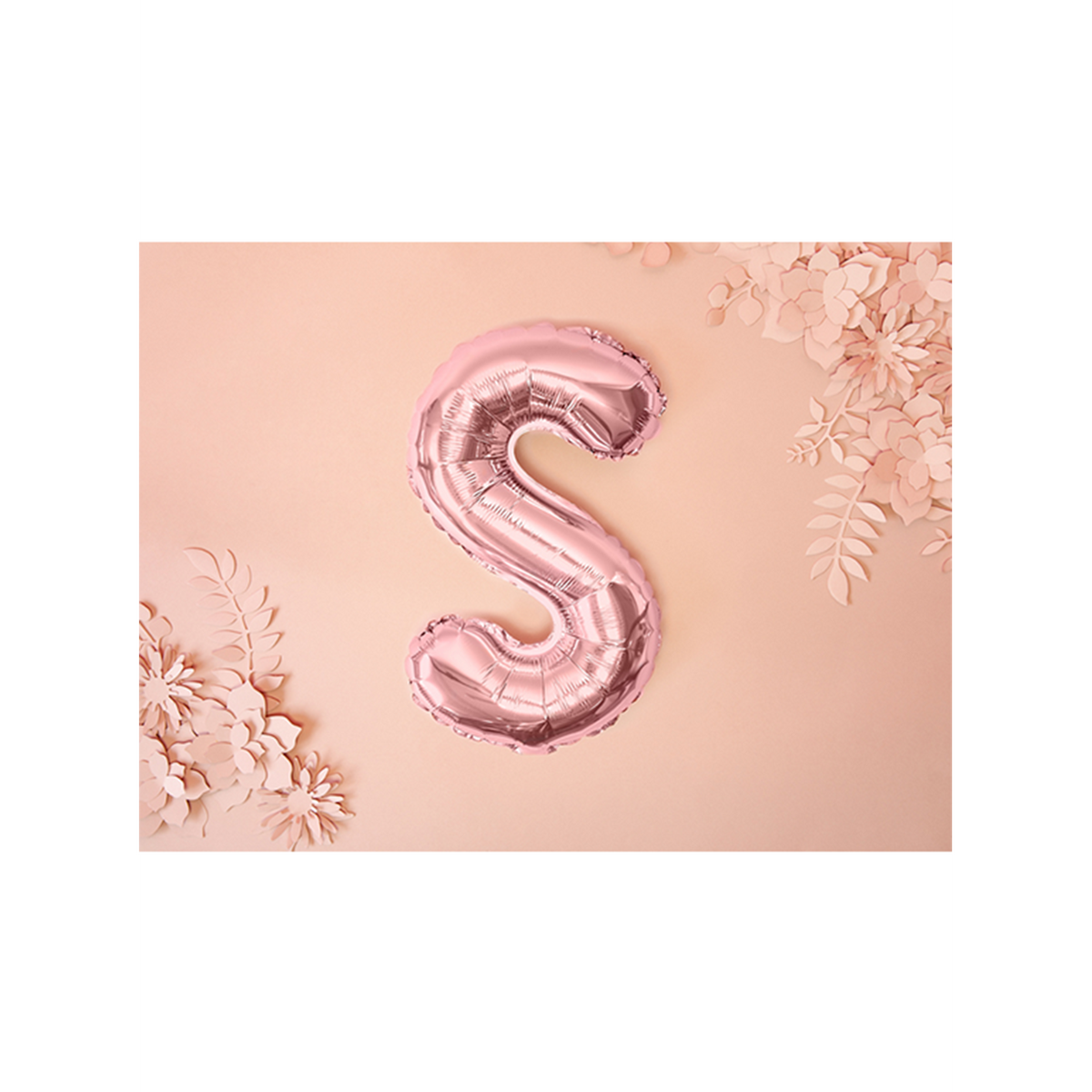 1 Ballon XS - Letter S - Roségoud