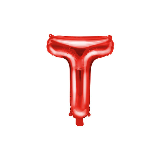 1 ballon XS - Lettre T - Rouge