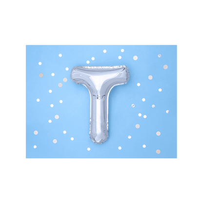 1 ballon XS - Lettre T - Argent