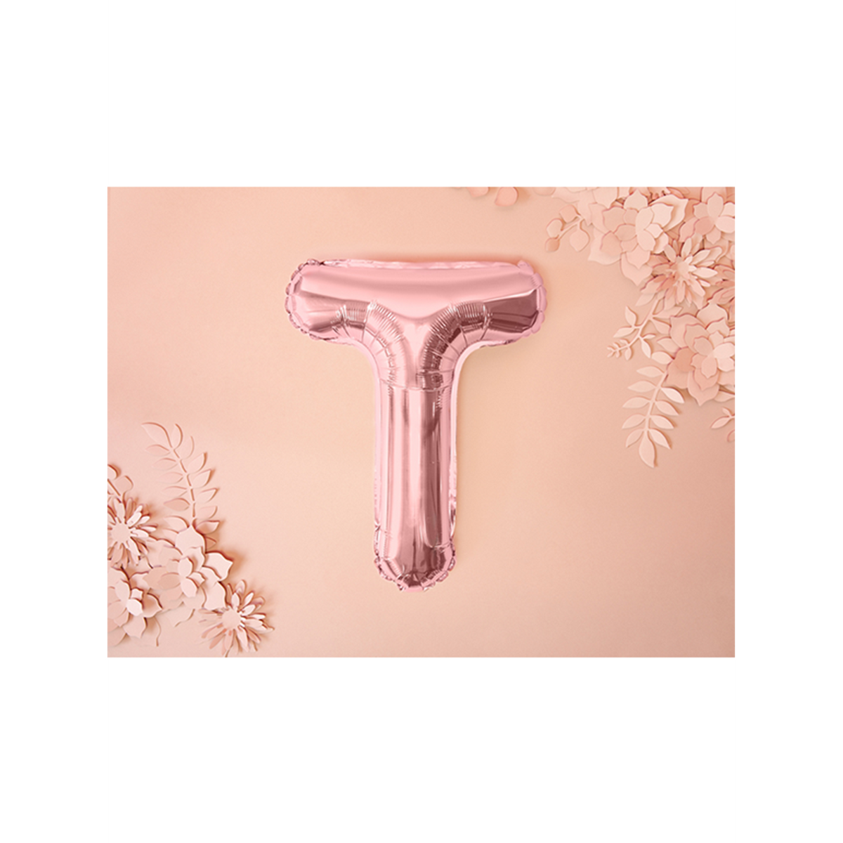 1 ballon XS - Lettre T - Or rose