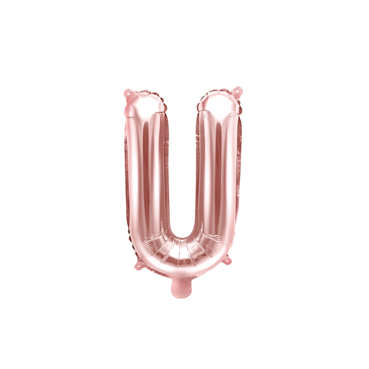 1 ballon XS - Lettre U - Or rose