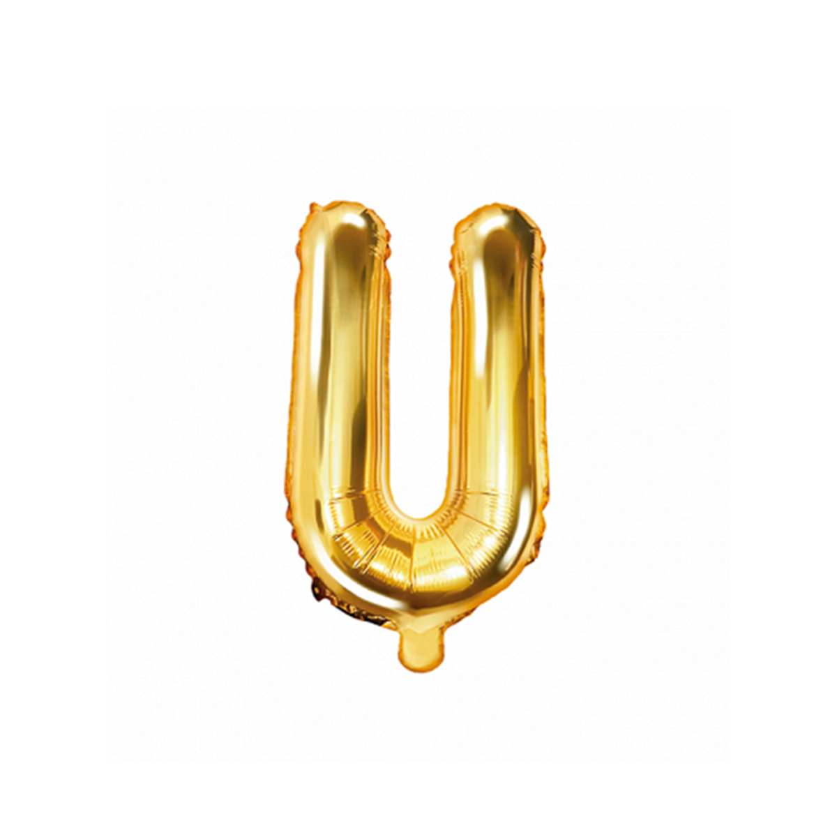 1 Ballon XS - Letter U - Goud
