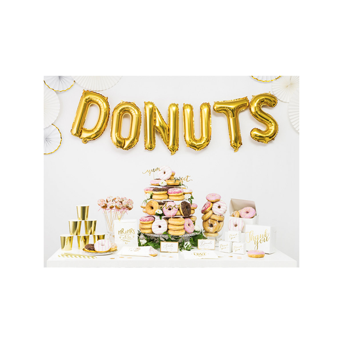 1 Ballon XS - Letter U - Goud