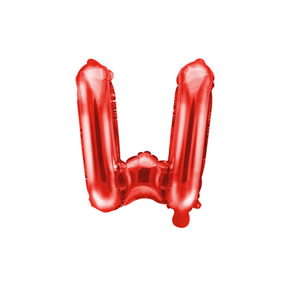 1 Ballon XS - Lettre W - Rouge