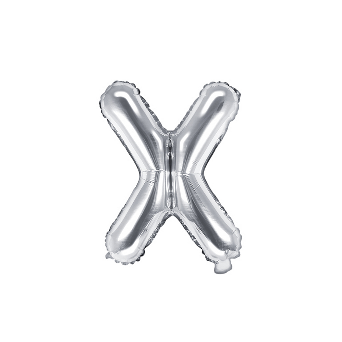 1 Ballon XS - Lettre X - Argent