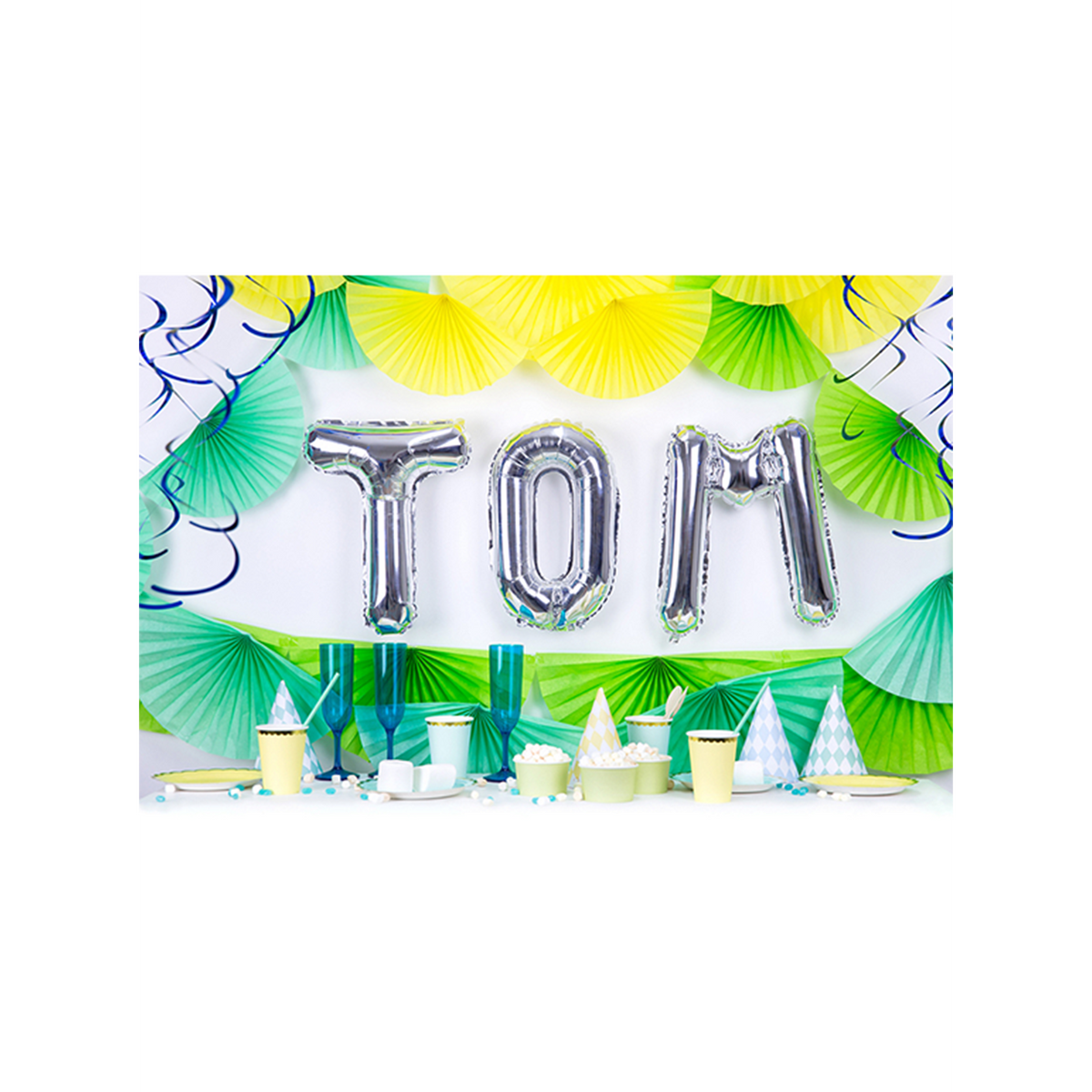 1 Ballon XS - Lettre X - Argent