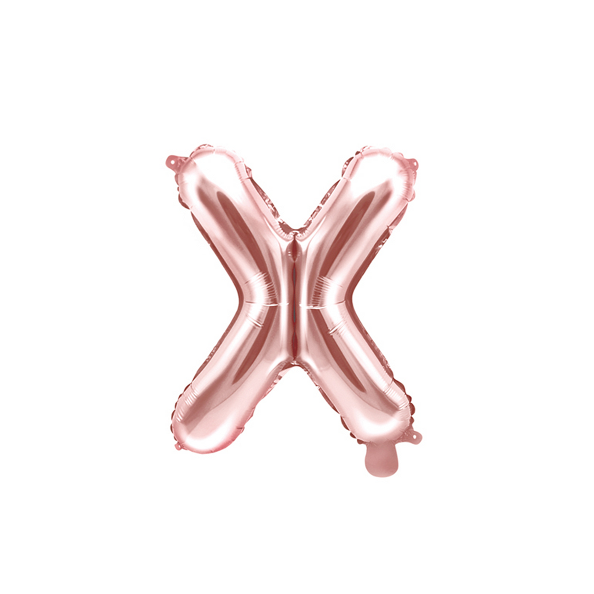 1 Ballon XS - Lettre X - Rose doré