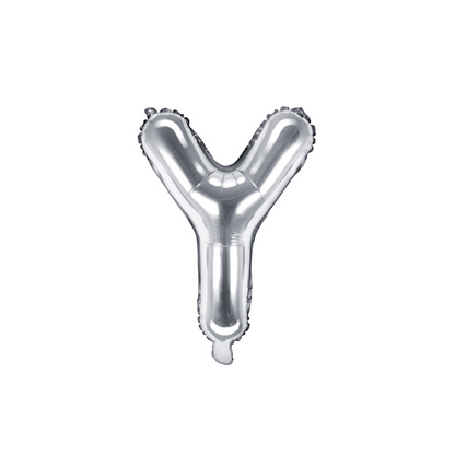 1 ballon XS - Lettre Y - Argent