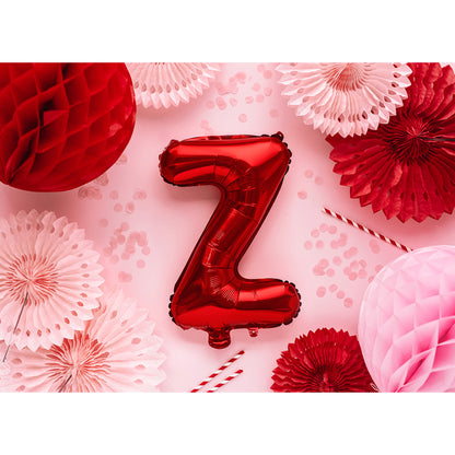 1 Ballon XS - Letter Z - Rood