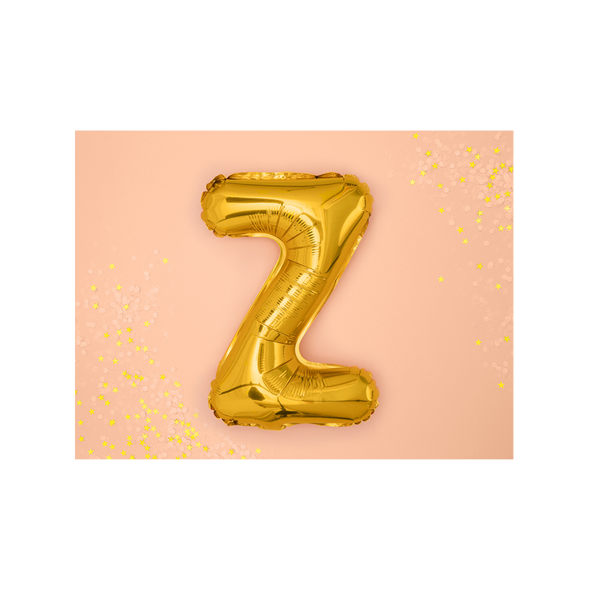 1 ballon XS - Lettre Z - Or