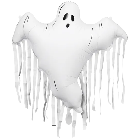 1 ballon - spook met franjes