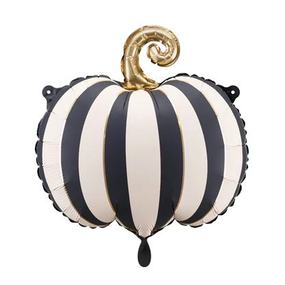 1 Ballon - Gestreepte Pompoen