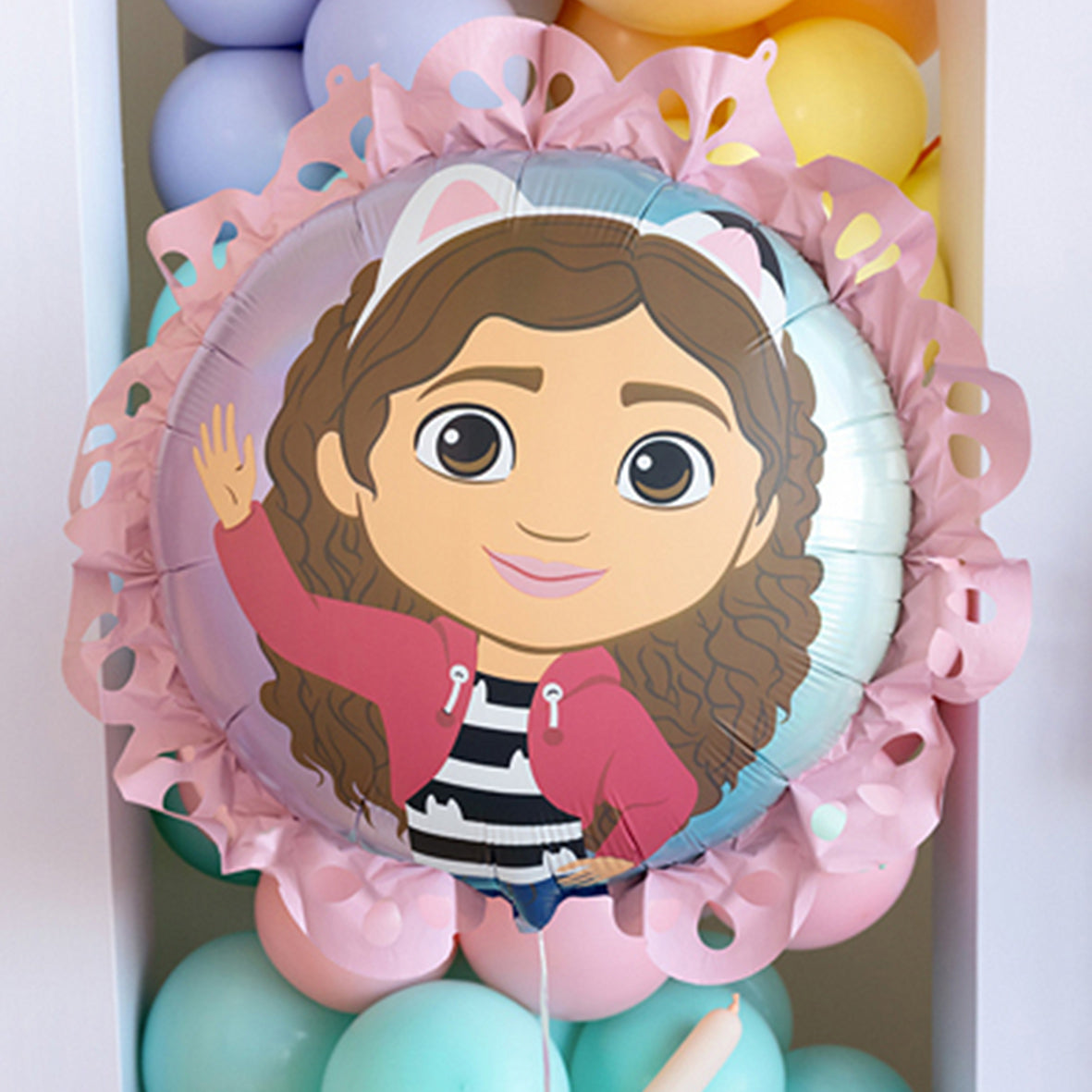 1 ballon - Gabby's Poppenhuis