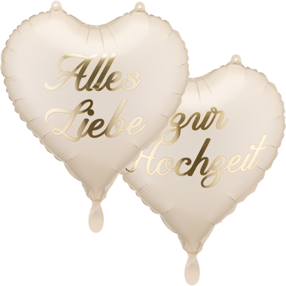 2 ballons - Plein d'amour pour votre mariage