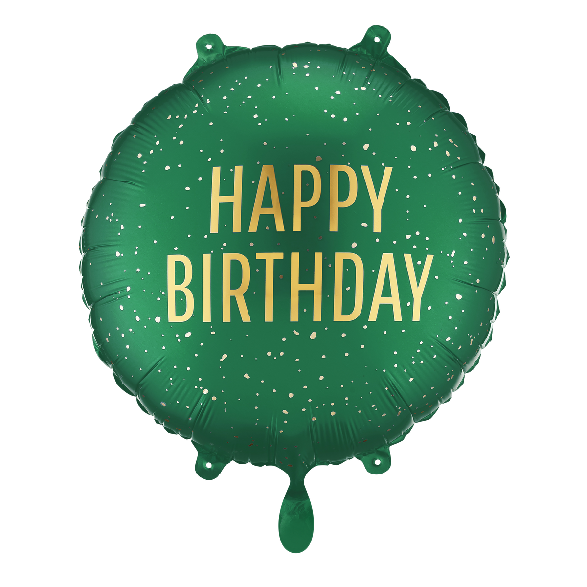1 ballon - Joyeux Anniversaire - Vert foncé