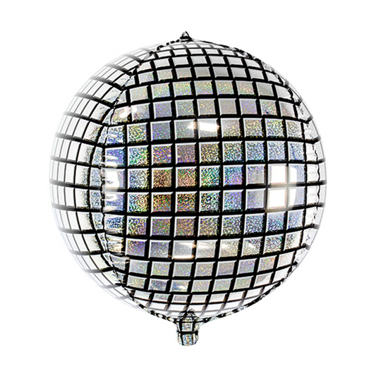 1 bolvormige folieballon - Disco