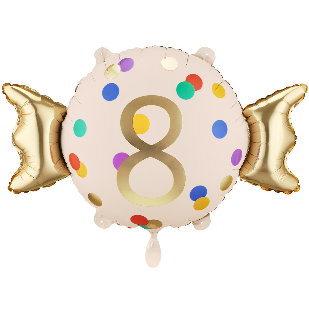 1 ballon - getal 8 - snoep